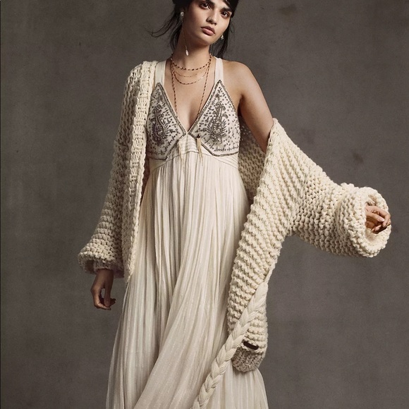 NWOT Anthropologie Chunky Knit Belted Cozy Cardigan Sweater O/S